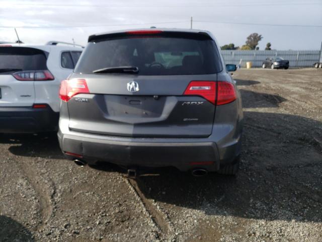 2HNYD28457H540311 - 2007 ACURA MDX TECHNOLOGY GRAY photo 6