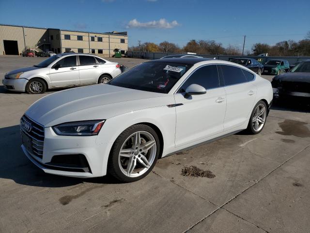 WAUENCF5XJA058489 - 2018 AUDI A5 PREMIUM PLUS S-LINE WHITE photo 1