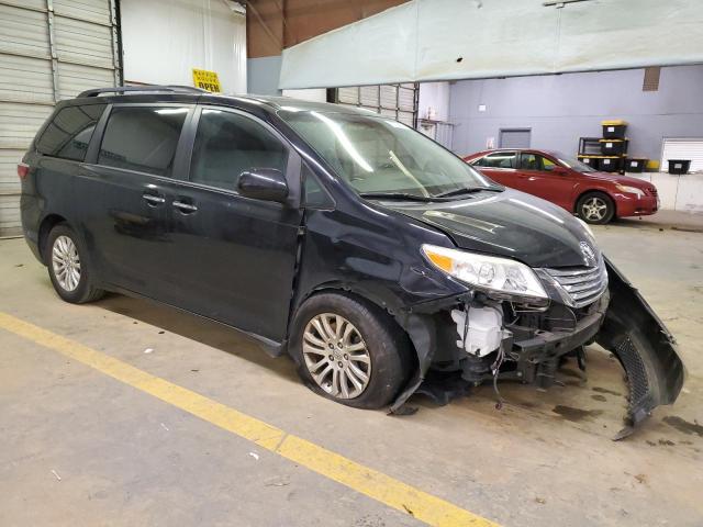 5TDYK3DC5GS707220 - 2016 TOYOTA SIENNA XLE BLACK photo 4