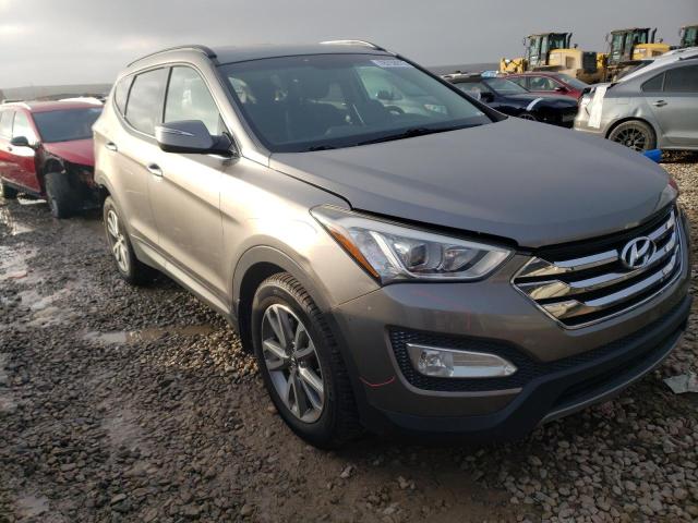 5XYZUDLA1EG164012 - 2014 HYUNDAI SANTA FE S GRAY photo 4