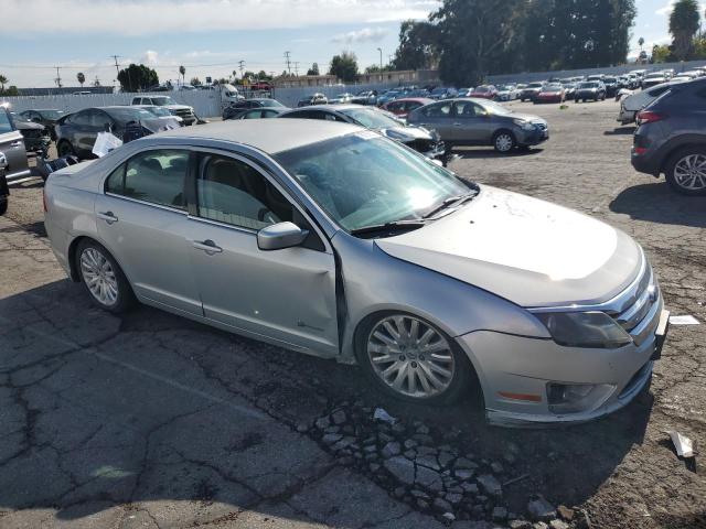 3FADP0L37AR151962 - 2010 FORD FUSION HYBRID SILVER photo 4