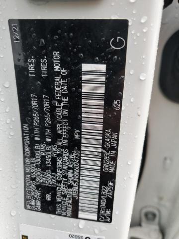 JTENU5JR6N6024730 - 2022 TOYOTA 4RUNNER SR5/SR5 PREMIUM 白色 照片 13