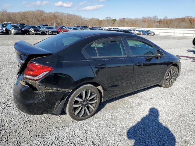 19XFB2F92EE075299 - 2014 HONDA CIVIC EXL შავი ფოტო 3