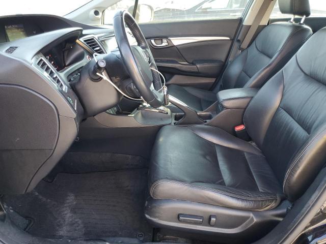 19XFB2F92EE075299 - 2014 HONDA CIVIC EXL შავი ფოტო 7