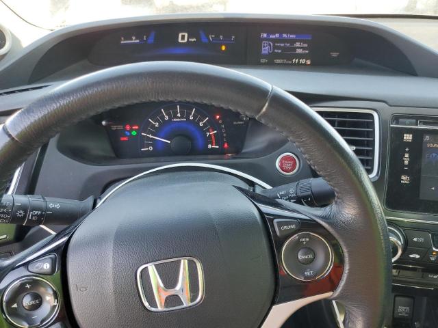 19XFB2F92EE075299 - 2014 HONDA CIVIC EXL შავი ფოტო 9