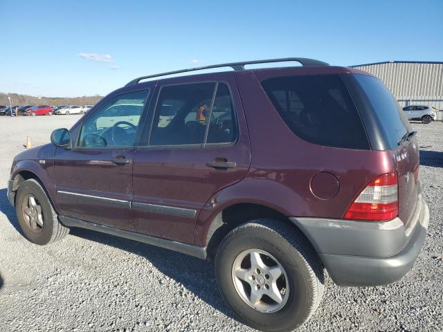 4JGAB54E5WA005355 - 1998 MERCEDES-BENZ ML 320 MAROON photo 2