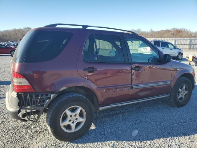 4JGAB54E5WA005355 - 1998 MERCEDES-BENZ ML 320 MAROON photo 3