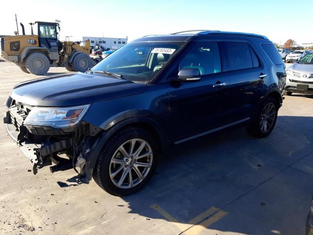 1FM5K8F88GGB98142 - 2016 FORD EXPLORER LIMITED GRAY photo 1