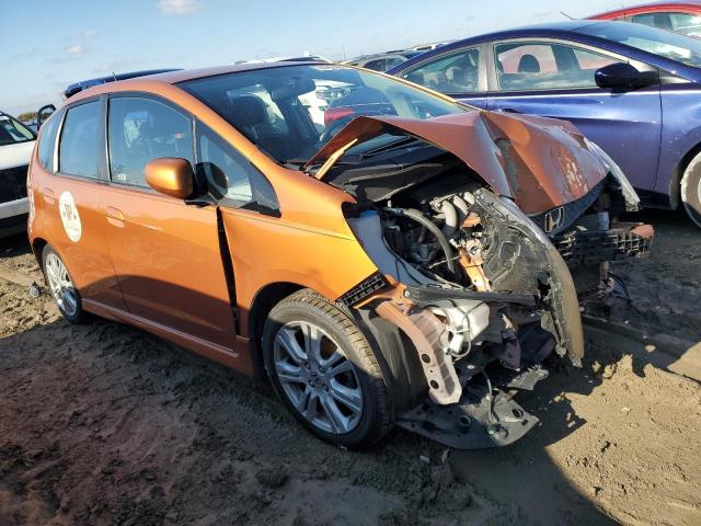 JHMGE8H55BC009470 - 2011 HONDA FIT SPORT ORANGE photo 4