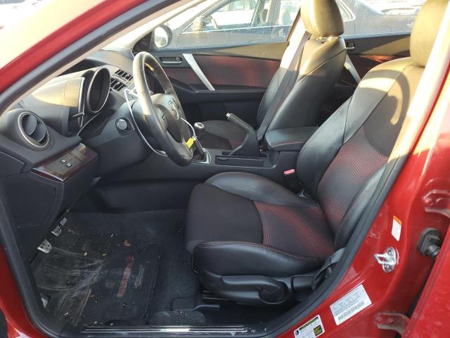JM1BL1K34B1460224 - 2011 MAZDA SPEED 3 RED photo 7