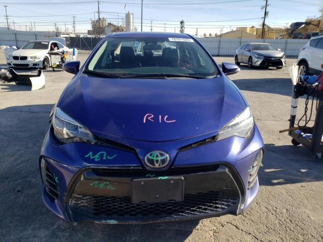 5YFBURHE2HP731628 - 2017 TOYOTA COROLLA L BLUE photo 5