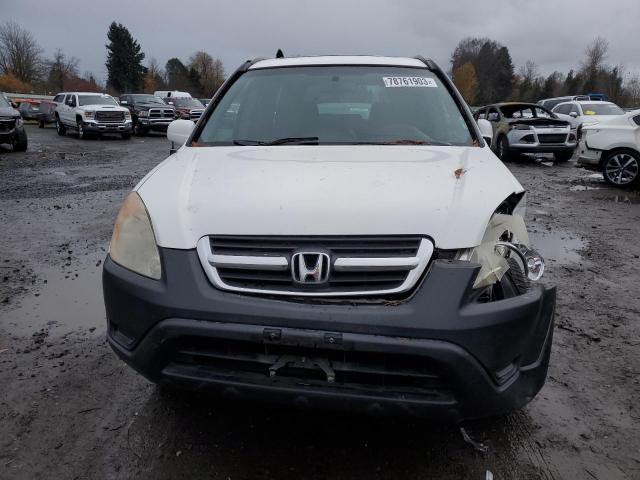 JHLRD78894C046447 - 2004 HONDA CR-V EX WHITE photo 5