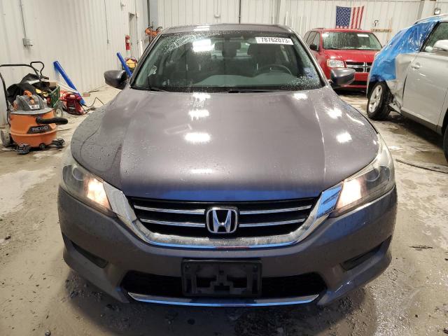 1HGCR2F34EA130219 - 2014 HONDA ACCORD LX GRAY photo 5