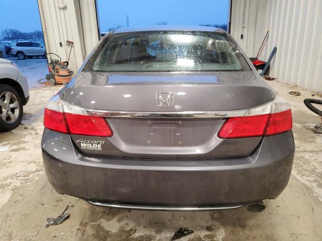 1HGCR2F34EA130219 - 2014 HONDA ACCORD LX GRAY photo 6