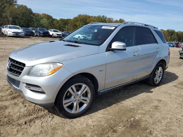 4JGDA5HB7CA005000 - 2012 MERCEDES-BENZ ML 350 4MATIC SILVER photo 1