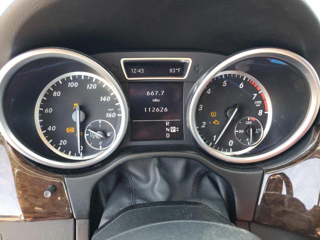 4JGDA5HB7CA005000 - 2012 MERCEDES-BENZ ML 350 4MATIC SILVER photo 9