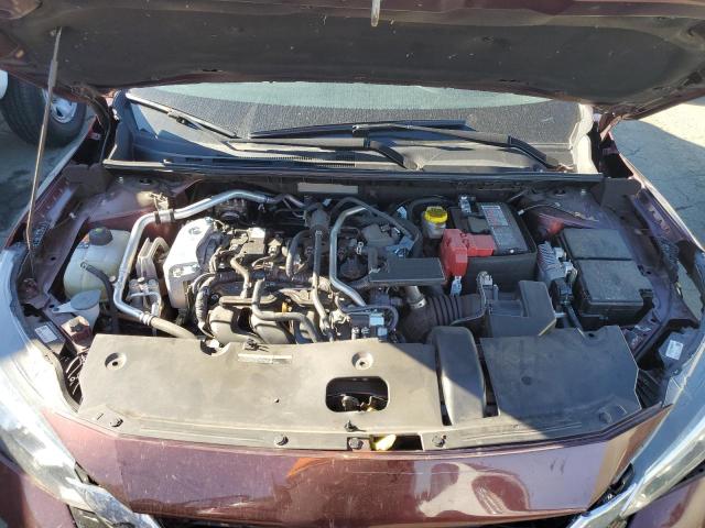 3N1AB8CV8NY229143 - 2022 NISSAN SENTRA SV MAROON photo 11