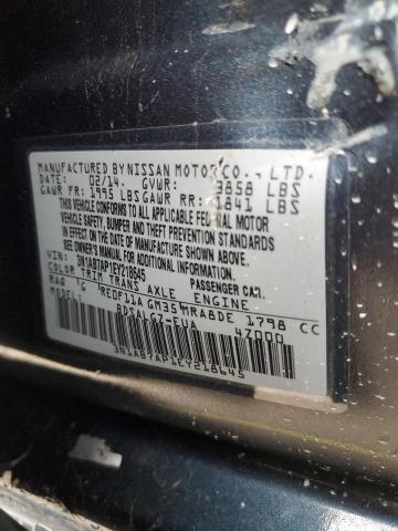 3N1AB7AP1EY218645 - 2014 NISSAN SENTRA S GRAY photo 12