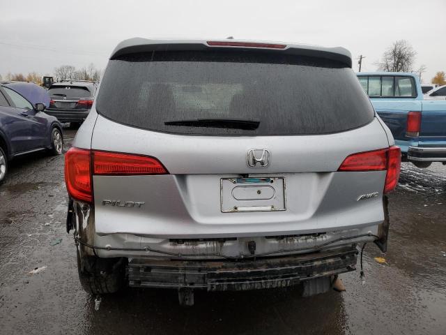 5FNYF6H57HB103630 - 2017 HONDA PILOT EXL GRAY photo 6