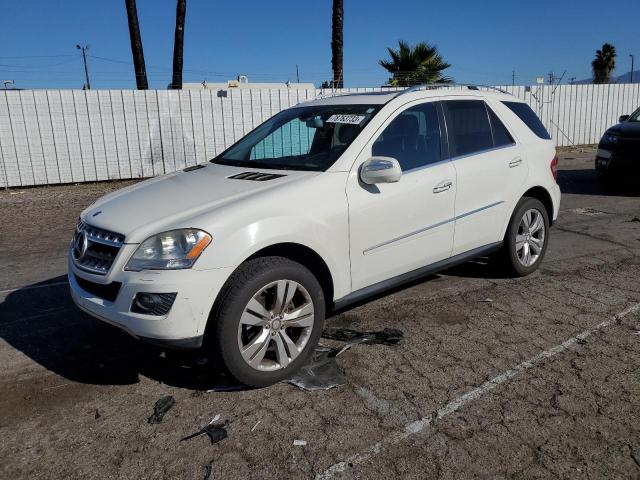 4JGBB8GBXAA614523 - 2010 MERCEDES-BENZ ML 350 4MATIC WHITE photo 1