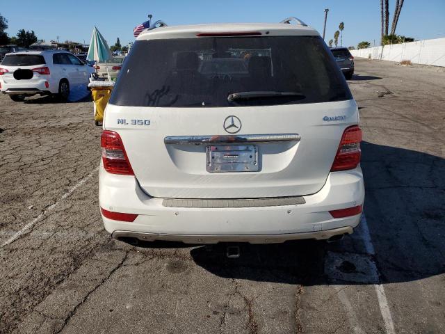 4JGBB8GBXAA614523 - 2010 MERCEDES-BENZ ML 350 4MATIC WHITE photo 6