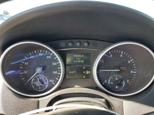 4JGBB8GBXAA614523 - 2010 MERCEDES-BENZ ML 350 4MATIC WHITE photo 9