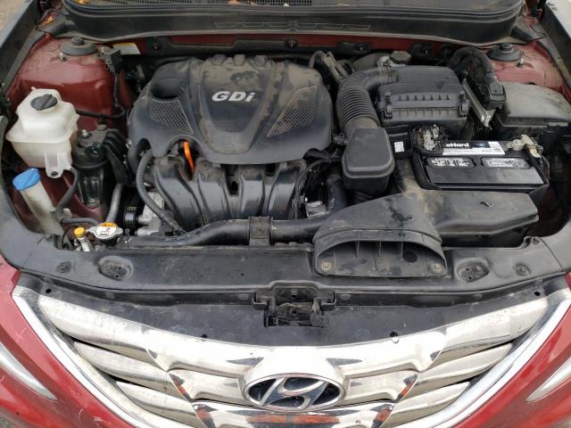 5NPEC4AC7DH598593 - 2013 HYUNDAI SONATA SE BURGUNDY photo 11