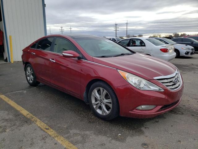 5NPEC4AC7DH598593 - 2013 HYUNDAI SONATA SE BURGUNDY photo 4