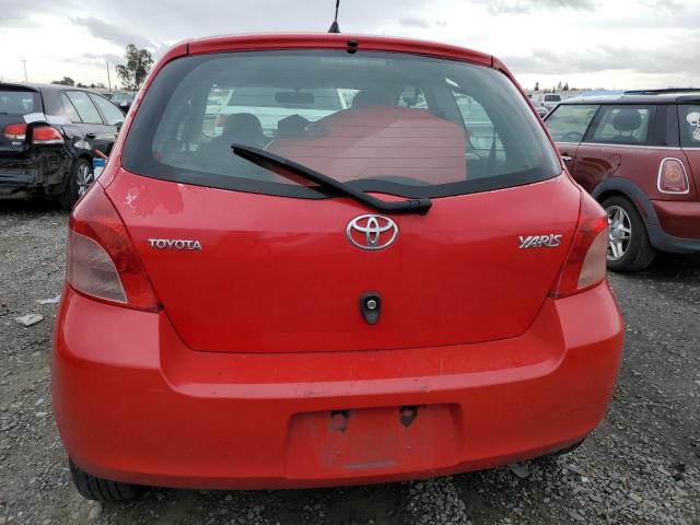 JTDJT923875085366 - 2007 TOYOTA YARIS RED photo 6