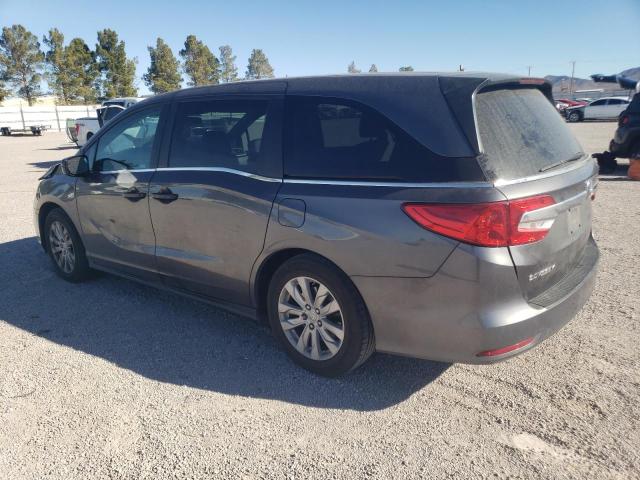 5FNRL6H2XKB010935 - 2019 HONDA ODYSSEY LX GRAY photo 2