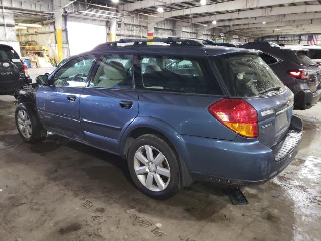 4S4BP61C867311770 - 2006 SUBARU LEGACY OUTBACK 2.5I BLUE photo 2