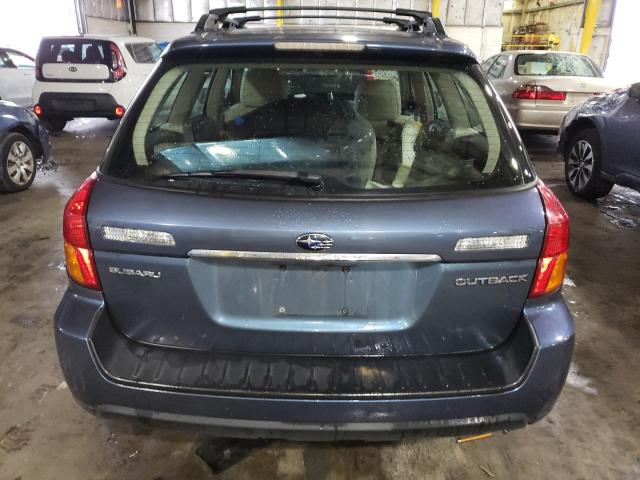 4S4BP61C867311770 - 2006 SUBARU LEGACY OUTBACK 2.5I BLUE photo 6