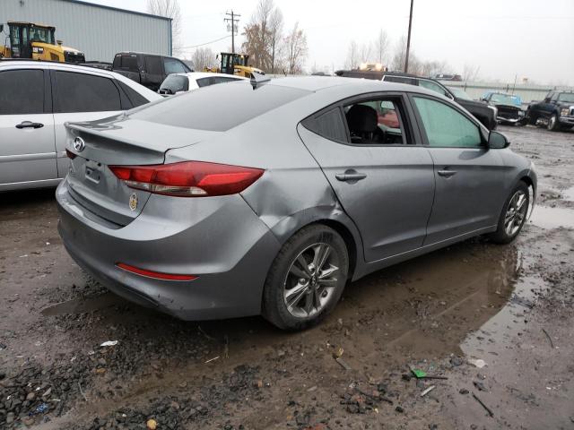 KMHD84LFXHU210946 - 2017 HYUNDAI ELANTRA SE GRAY photo 3