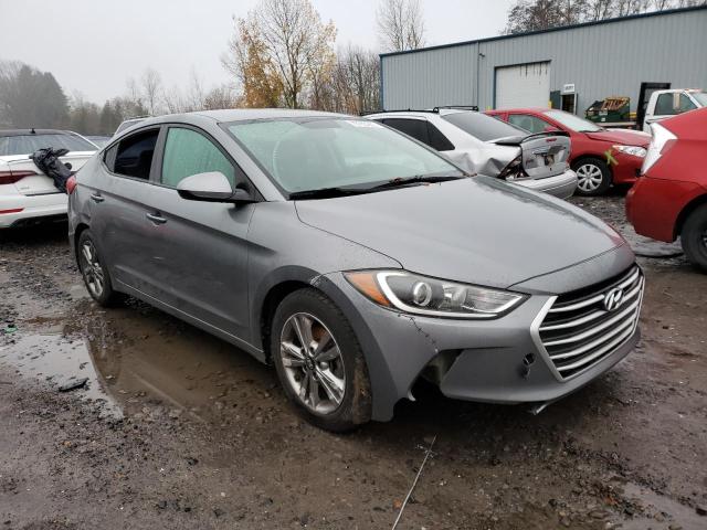 KMHD84LFXHU210946 - 2017 HYUNDAI ELANTRA SE GRAY photo 4