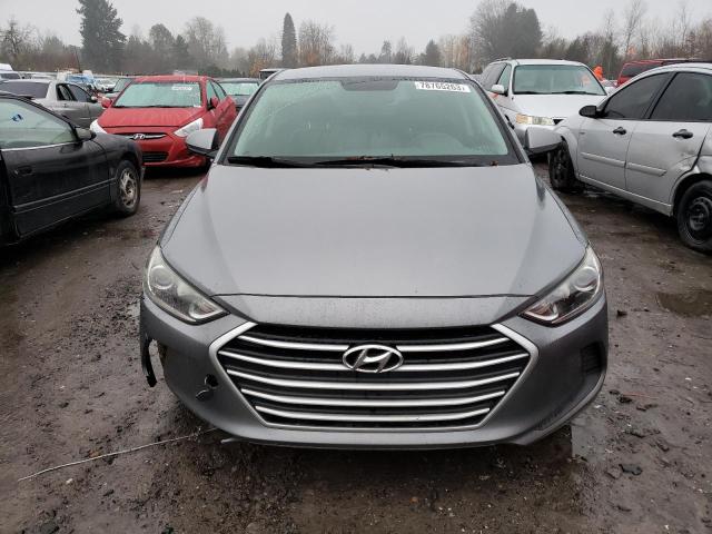 KMHD84LFXHU210946 - 2017 HYUNDAI ELANTRA SE GRAY photo 5