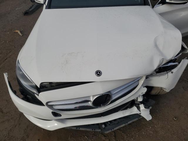 55SWF4KBXJU271230 - 2018 MERCEDES-BENZ C 300 4MATIC WHITE photo 11