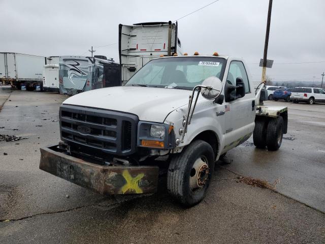 1FDWF36P06EA19184 - 2006 FORD F350 SUPER DUTY WHITE photo 1