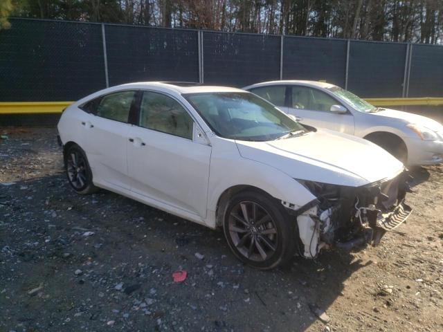 19XFC1F75ME202227 - 2021 HONDA CIVIC EXL WHITE photo 4