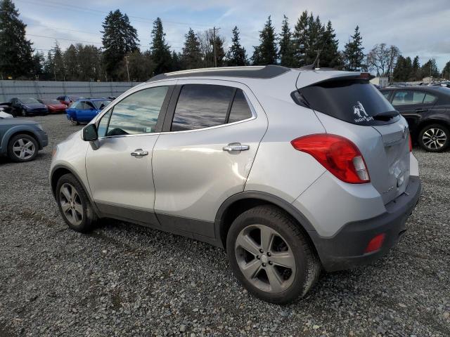 KL4CJHSB2DB177984 - 2013 BUICK ENCORE PREMIUM SILVER photo 2