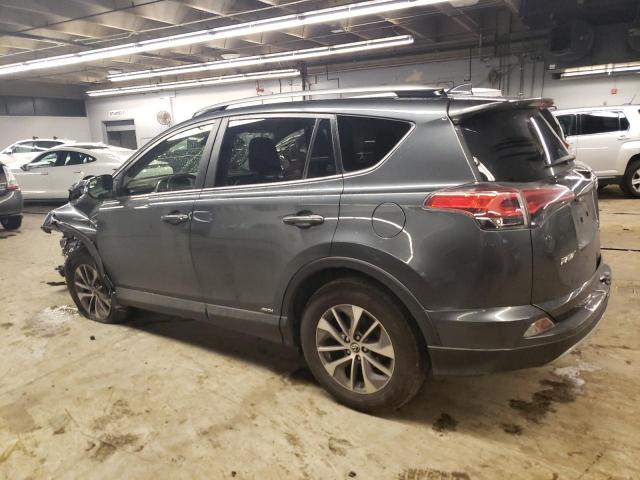 JTMRJREV6HD149594 - 2017 TOYOTA RAV4 HV LE GRAY photo 2