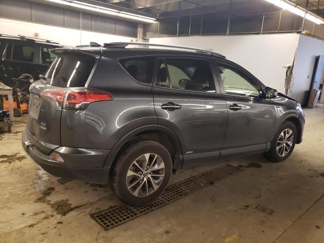 JTMRJREV6HD149594 - 2017 TOYOTA RAV4 HV LE GRAY photo 3