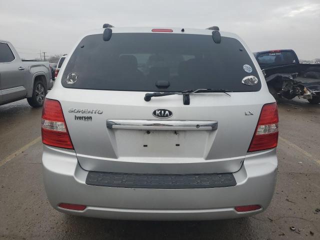 KNDJC735585793886 - 2008 KIA SORENTO EX SILVER photo 6