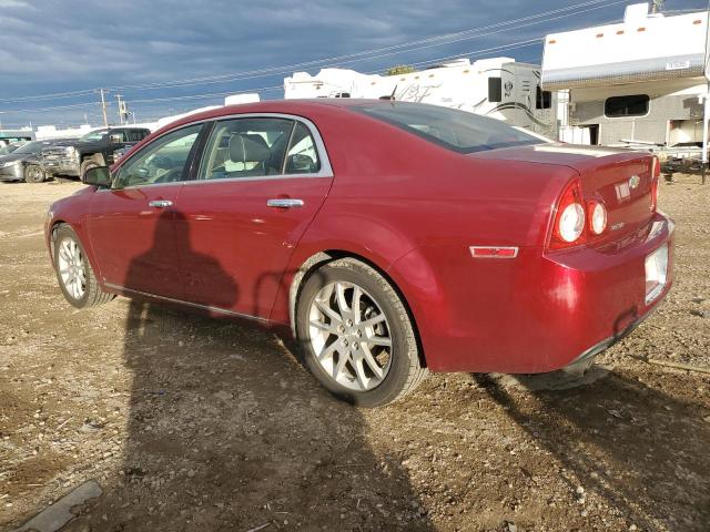 1G1ZK57729F197452 - 2009 CHEVROLET MALIBU LTZ RED photo 2