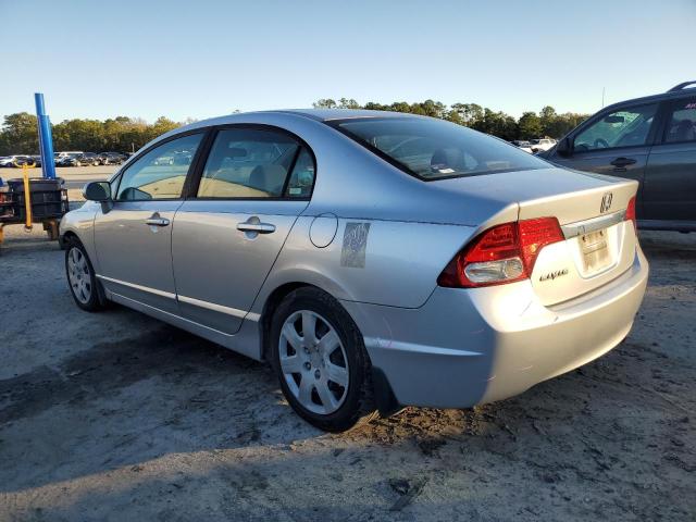 19XFA16529E019640 - 2009 HONDA CIVIC LX SILVER photo 2