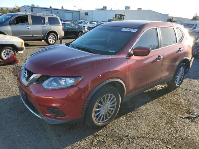 KNMAT2MT7GP608420 - 2016 NISSAN ROGUE S RED photo 1