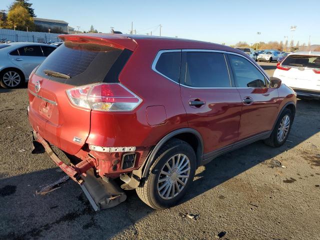 KNMAT2MT7GP608420 - 2016 NISSAN ROGUE S RED photo 3