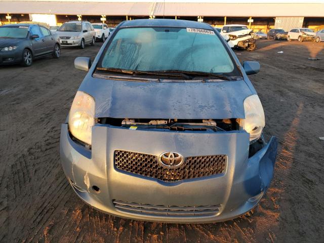 JTDJT903975070197 - 2007 TOYOTA YARIS BLUE photo 5