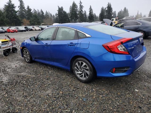 19XFC2F72GE068593 - 2016 HONDA CIVIC EX BLUE photo 2