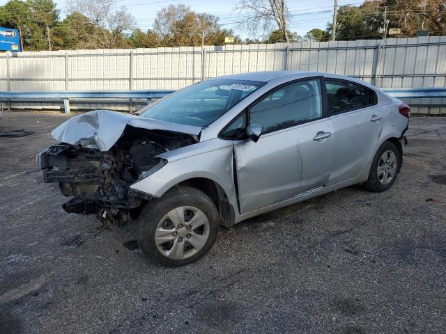 3KPFK4A71HE138477 - 2017 KIA FORTE LX SILVER photo 1