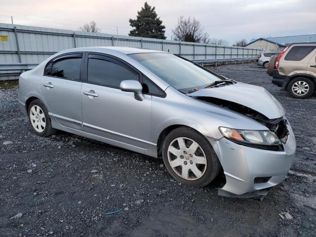 2HGFA1F55AH312605 - 2010 HONDA CIVIC LX SILVER photo 4